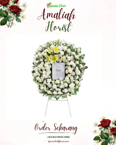 Krans Bunga Duka Cita kemang pratama